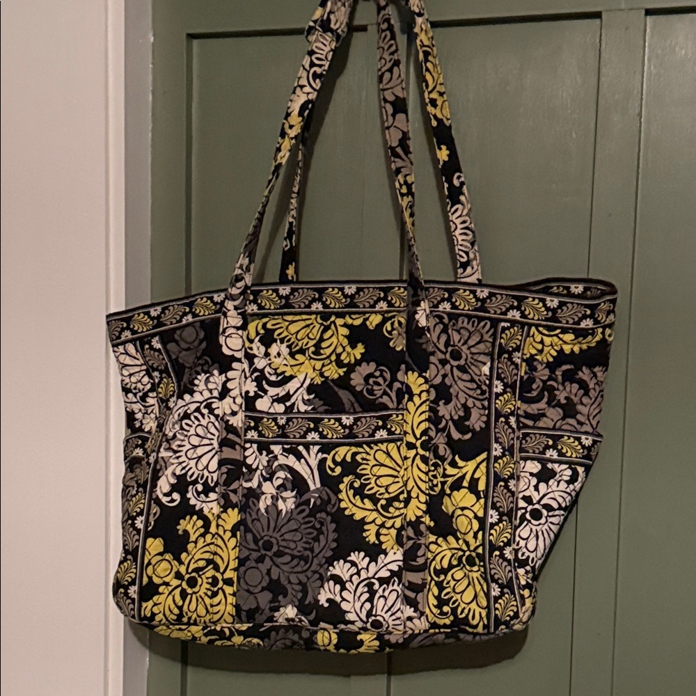 Vera Bradley Baroque Tote Bag with Bag Tag